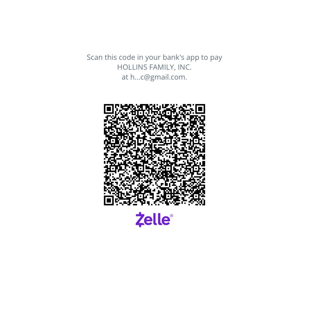 The QR Code can be used to send dues, payments, or donations.